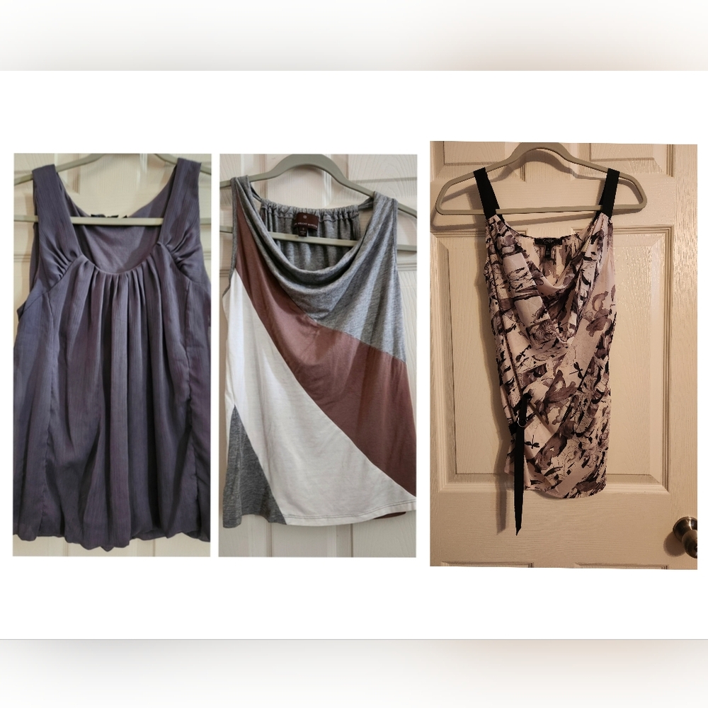 Three Sleeveless Tops - Perfect For Work!